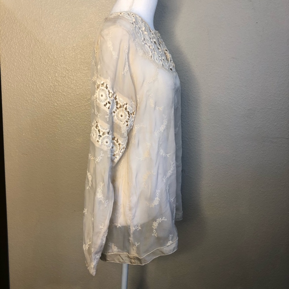 4LOVEANDLIBERTY EMBROIDERED-SILK TUNIC S - Picture 11 of 11